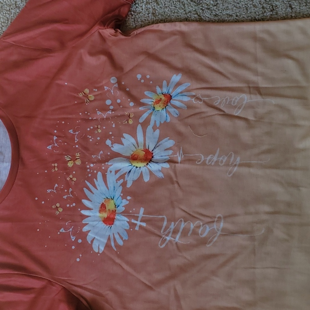 Womens NWOT religious t shirt Medium